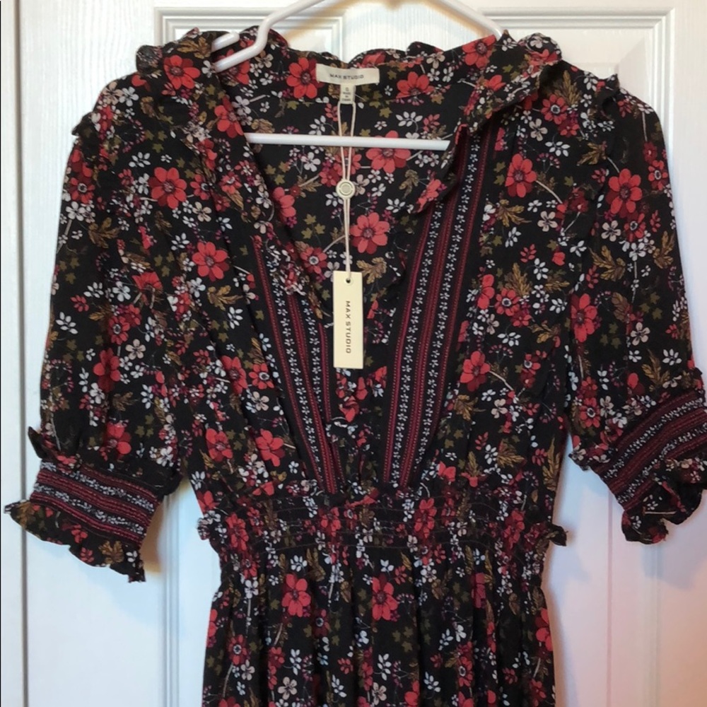 NEW!  BCBG Tiered Maxi-perfect for Fall!